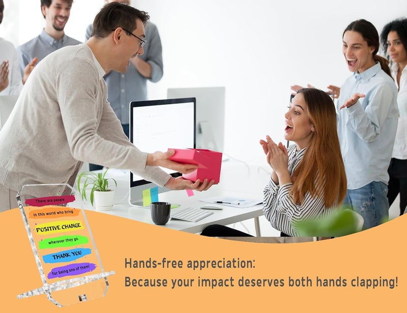 Parxara Appreciation Gifts Gratitude Gifts for Coworkers Nurse Thank You Gifts Desk Decor Phone Holder Stand 6.8 Hx3.7 W, Volunteer Gifts, Teacher Gifts, Housekeeping Gift, There are People - Image 3